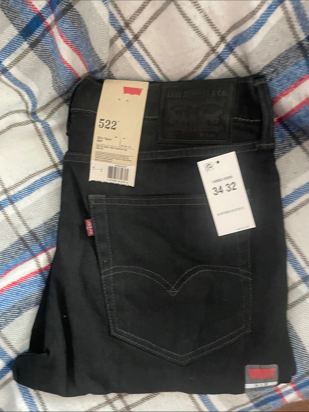 Levi's 522 Slim Men's Jeans in Black